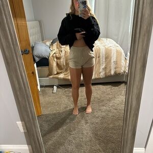 H&M Tan Athletic Shorts High-Waisted